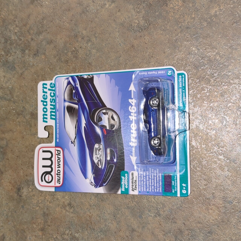 Toyota supra diecast autoworld